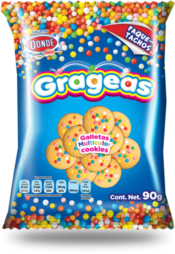 Grageas-90g - Grageas Galletas Clipart (700x600), Png Download