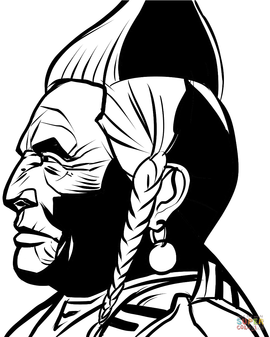 American Indian Png High-quality Image - Native American Line Drawings Clipart (978x1178), Png Download