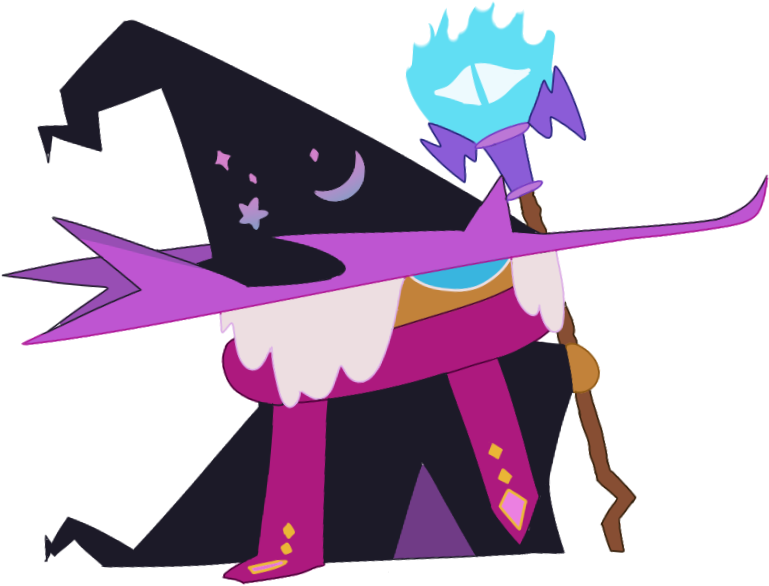 #cr#cookie Run#wizard Cookie#azure Flame Staff#skidaddle - Illustration Clipart (860x682), Png Download