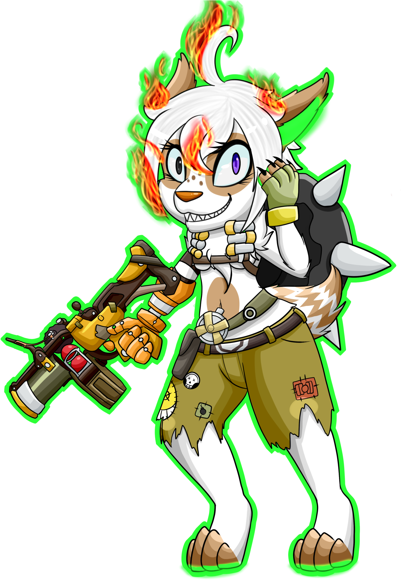 [c] Psycho Kaichi - Cartoon Clipart (1548x2000), Png Download