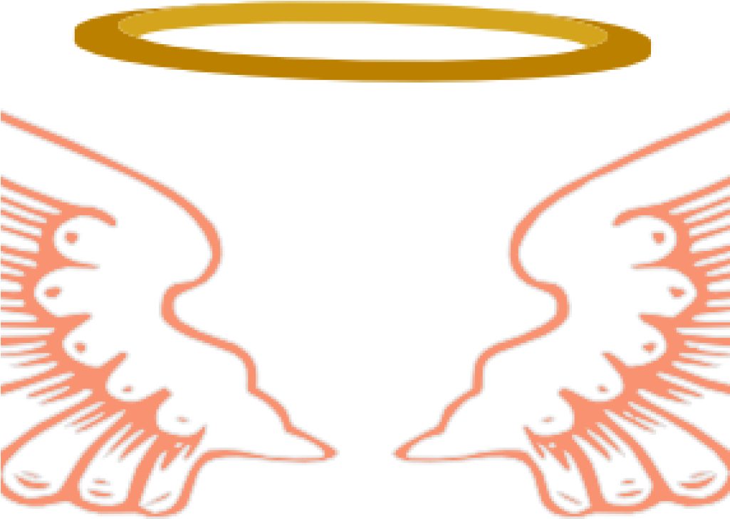 Graduation Cap Hatenylo Com Angel With Wings - Angel Wings Png Clipart Transparent Png (1024x1024), Png Download