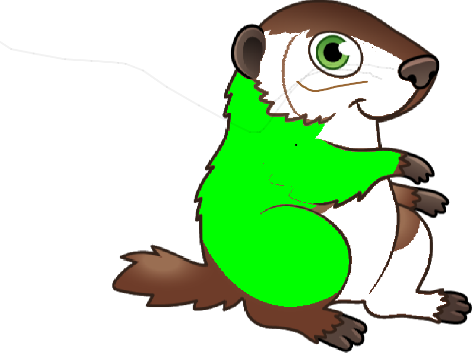 Groundhog - Groundhog - Cartoon Clipart (970x726), Png Download