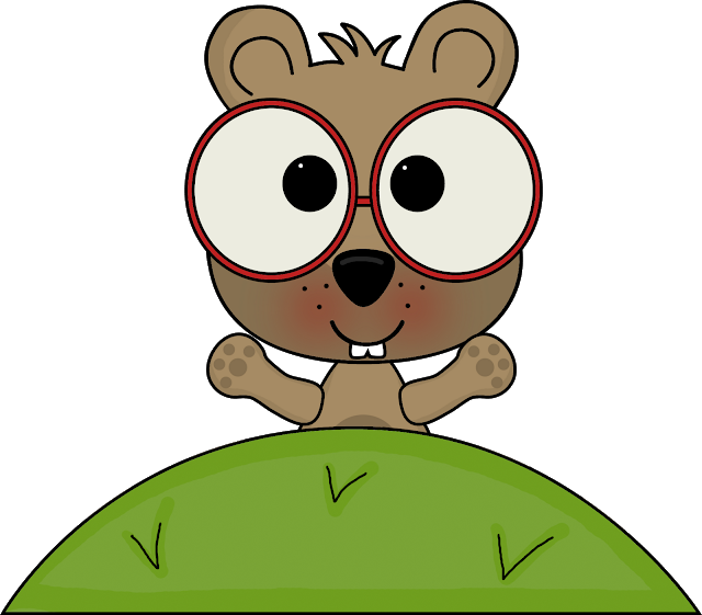 We Will Probably Write About Whether Or Not He Saw - Happens If The Groundhog Sees His Shadow Clipart (640x561), Png Download