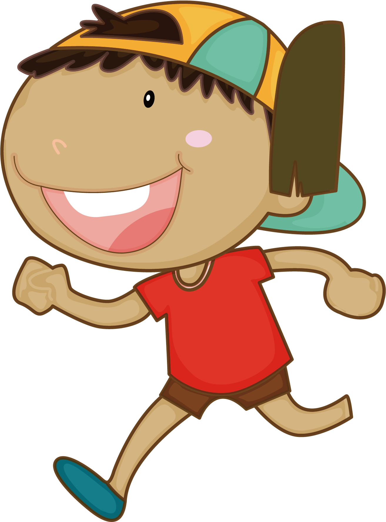 Banner Design With Many Children - Many Children Cartoon Clipart (1313x1773), Png Download