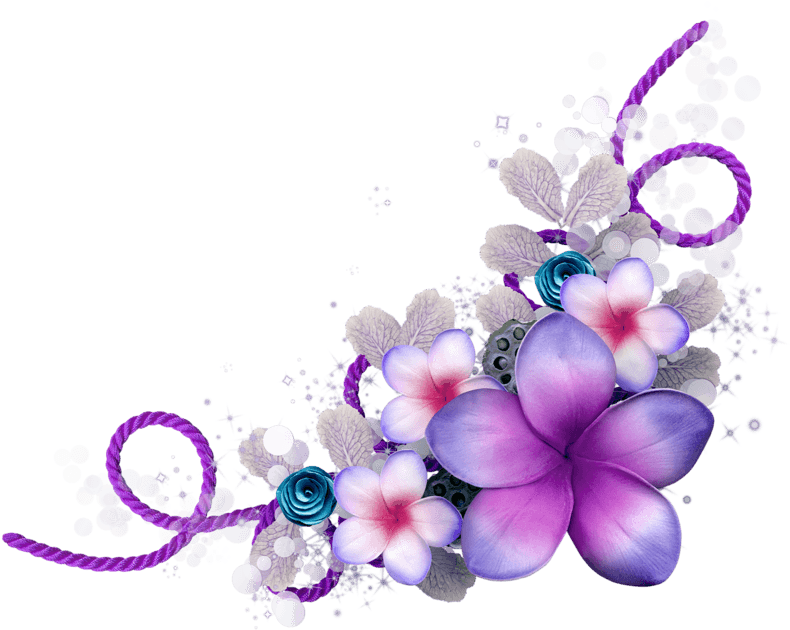 Download Clipart For Nature Pinecone Borders Purple Flowers Corner Png Transparent Png 3686034 Pinclipart