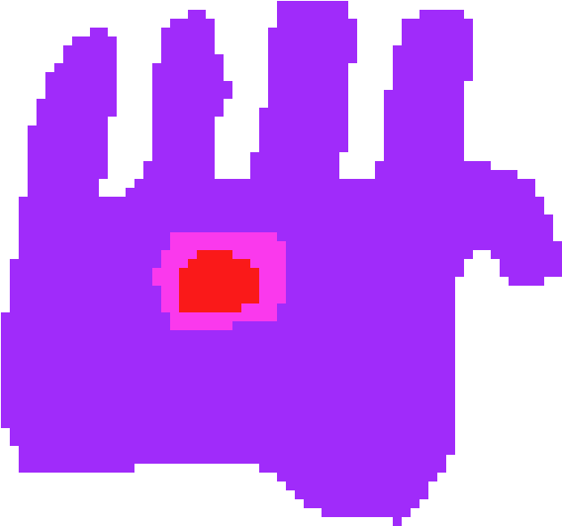 Cosmic Hand Clipart (650x590), Png Download