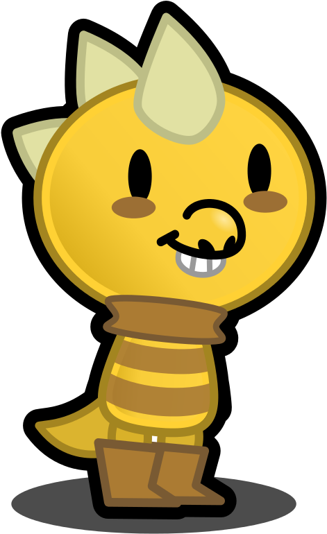 Paper Monster Kid - Cartoon Clipart (471x770), Png Download
