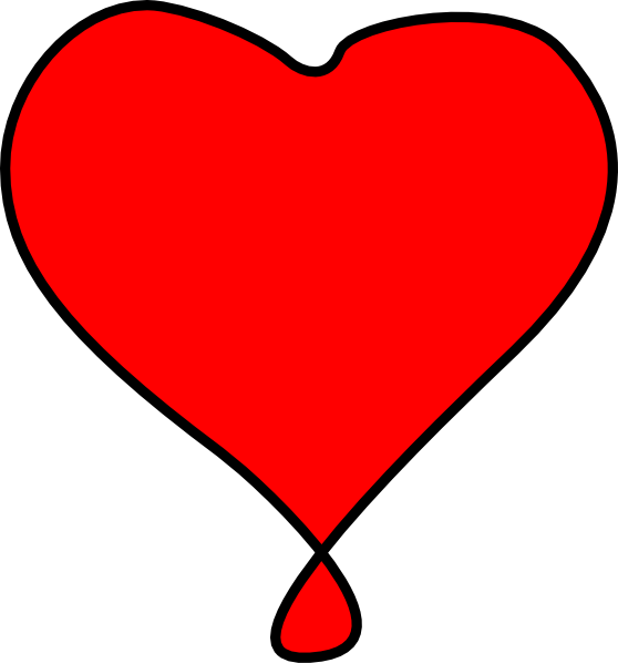 Heart Vector Clipart (558x598), Png Download