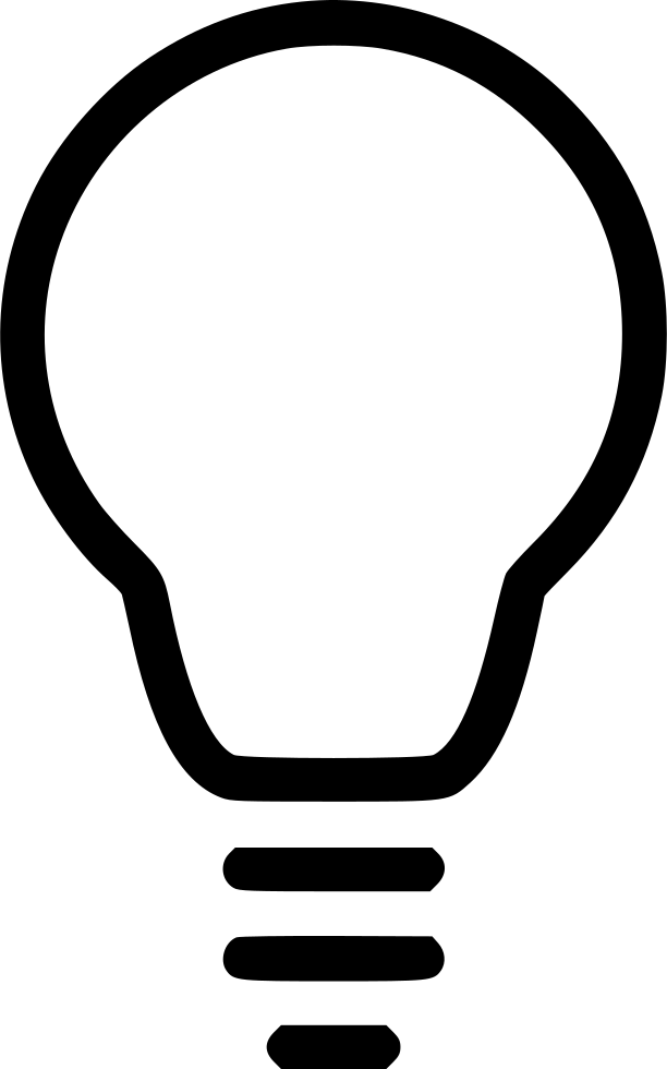 Light Bulb Comments - Png Lamp Icon Clipart (612x980), Png Download