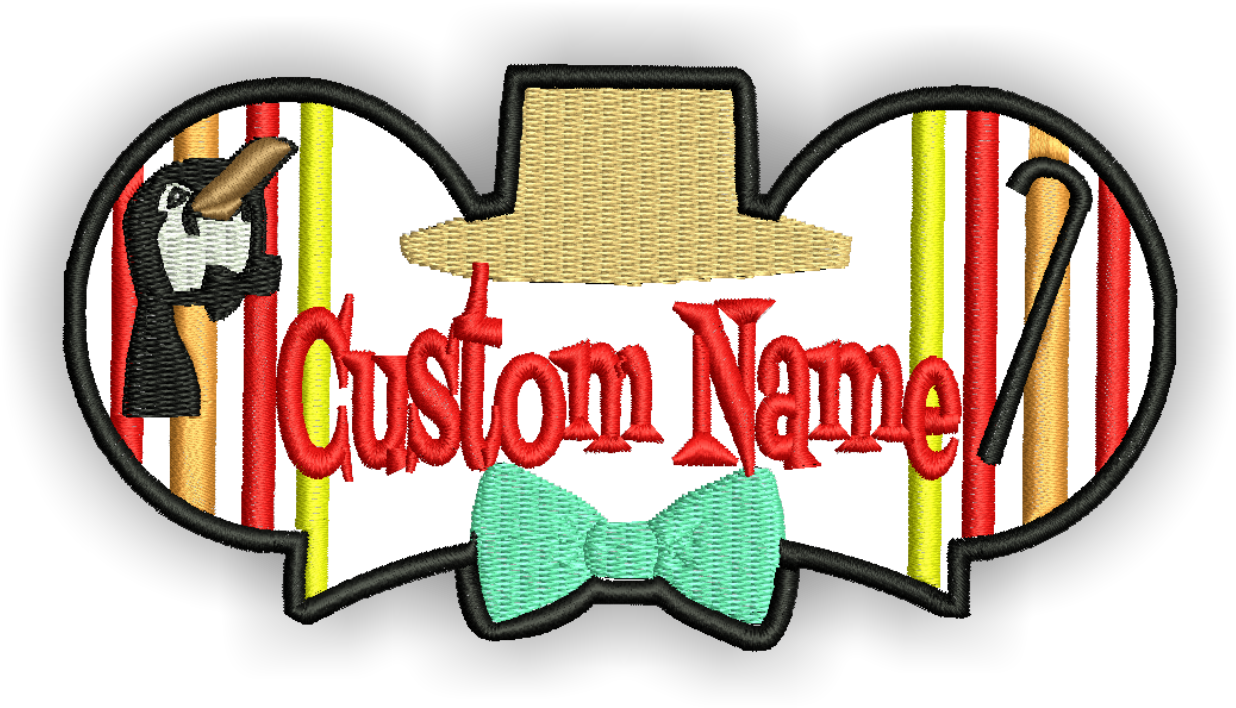 Image Of Custom Bert Patch Clipart (1266x980), Png Download