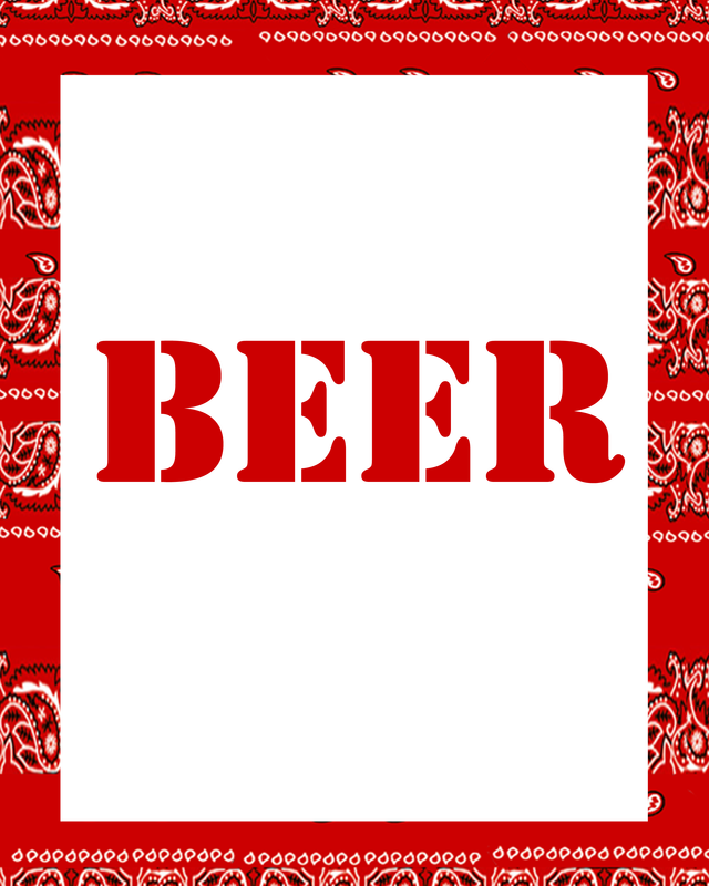 Picture - Red Bandana Page Borders Clipart (640x800), Png Download