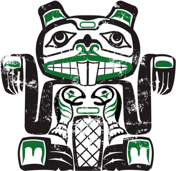 Northwest Native American Beaver - Native American Beaver Charm Clipart (600x683), Png Download