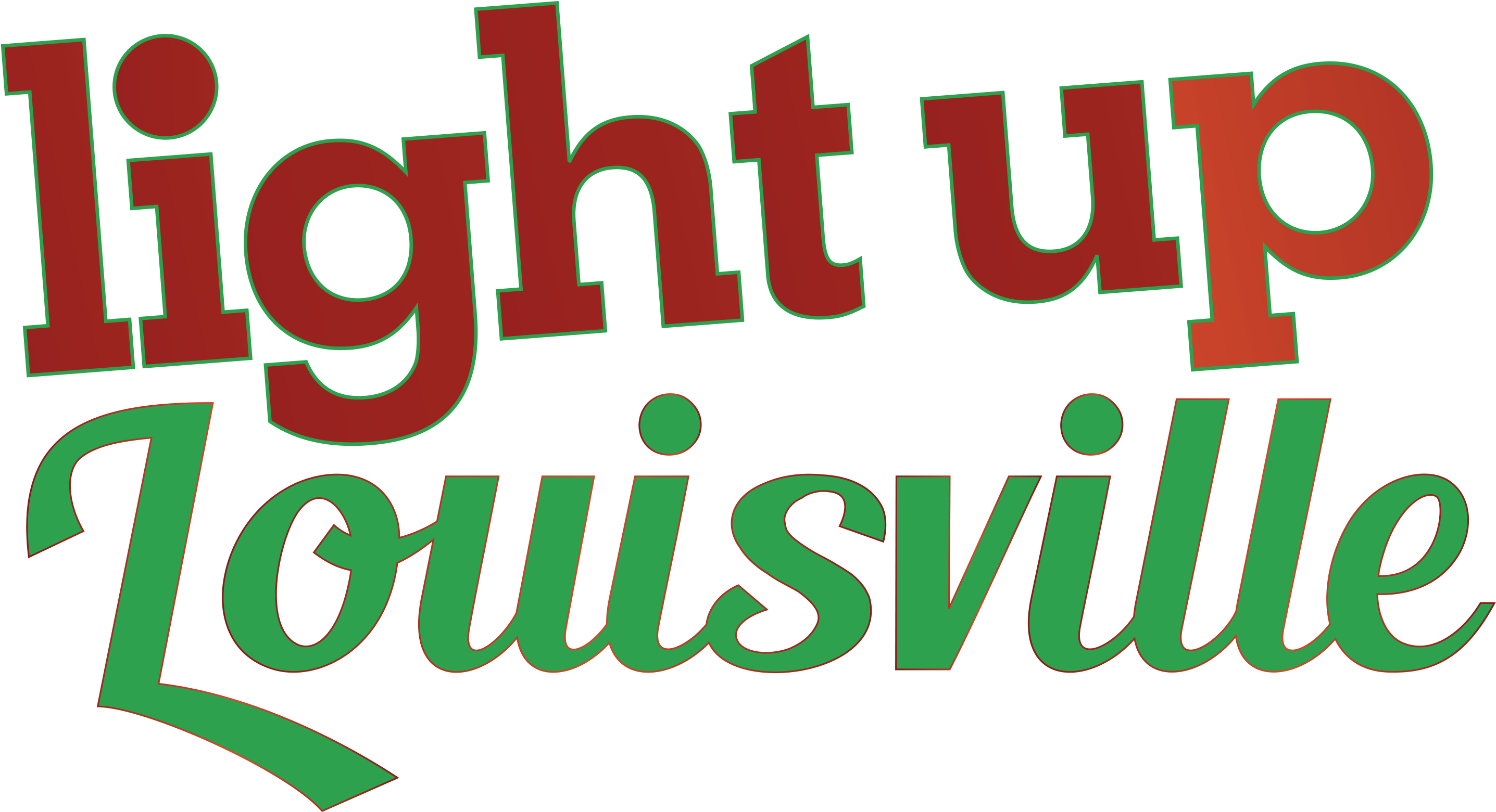 Light Up Louisville - Delicious Clipart (3571x1749), Png Download