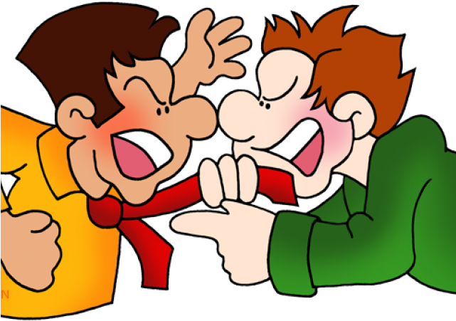 Fight Clipart Conflict - Types Of Conflict In The Landlady - Png Download (640x480), Png Download