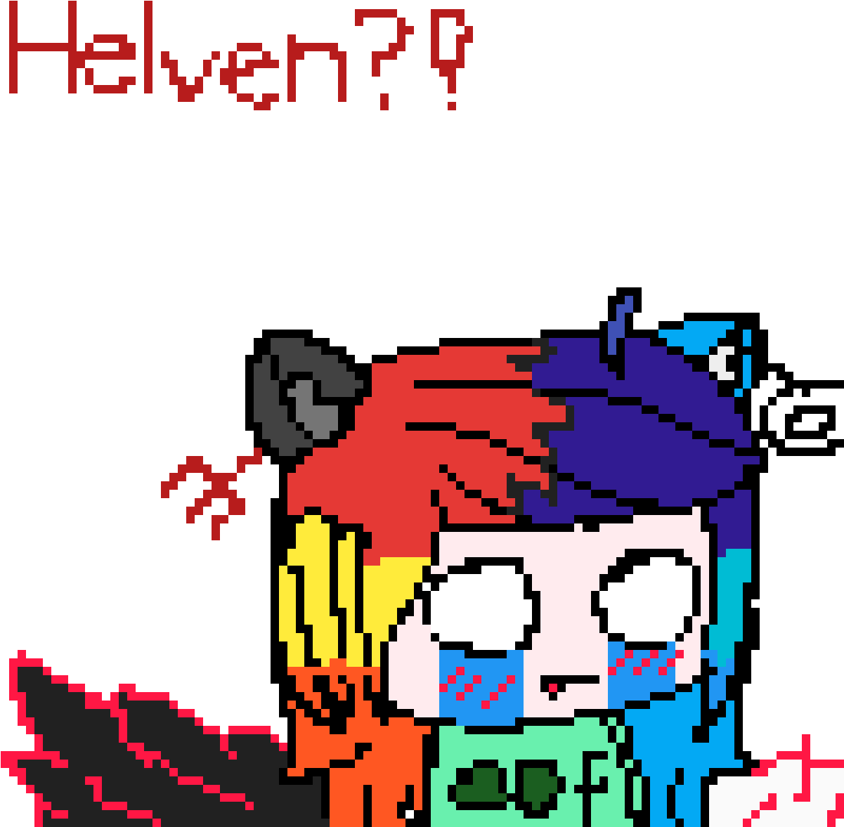 Hell Or Heaven - Illustration Clipart (1200x1200), Png Download