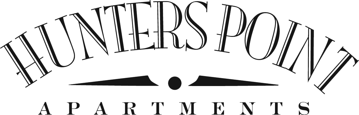 Hunters Point Apartments Clipart (1218x393), Png Download