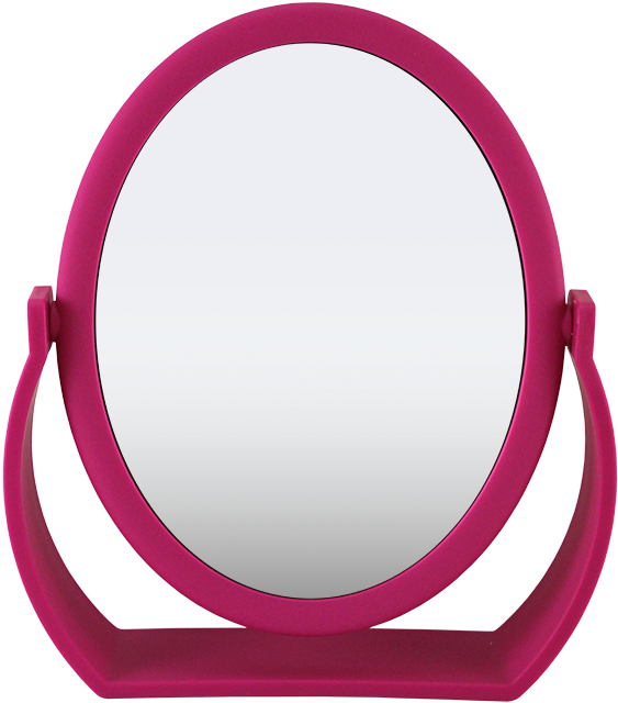 Soft Touch Oval Standing Mirror 1x/7x - Circle Clipart (611x817), Png Download
