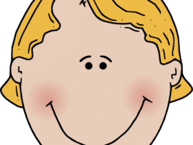 Color Clipart Hair - Face Drawing Clipart - Png Download (640x480), Png Download