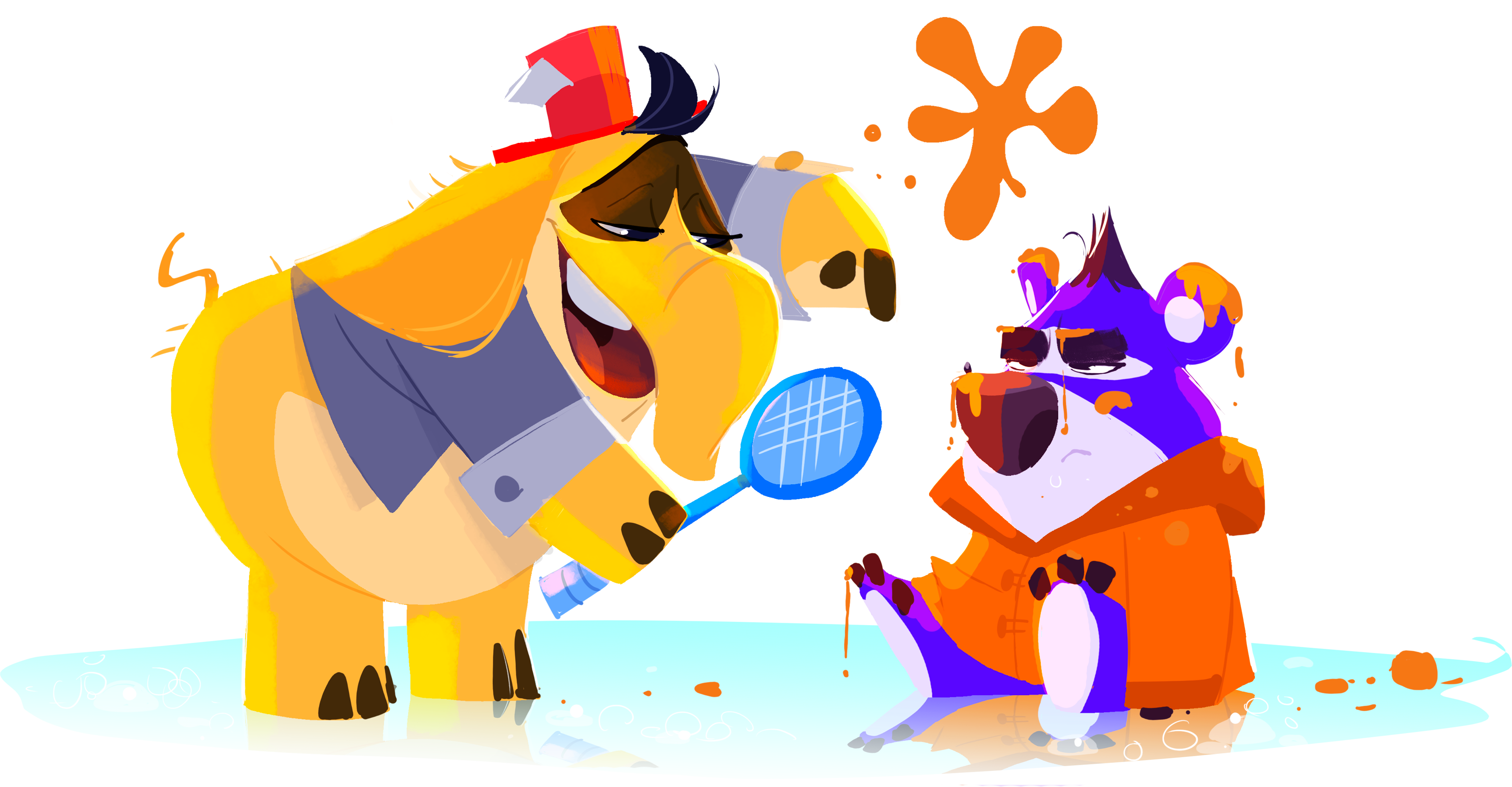 The Tv Series - Cartoon Clipart (3193x1663), Png Download