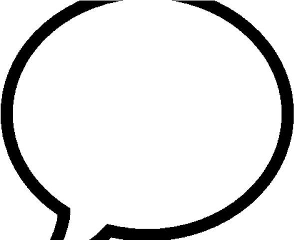 Speech Bubble Clipart Transparent Background - Circle - Png Download (640x480), Png Download