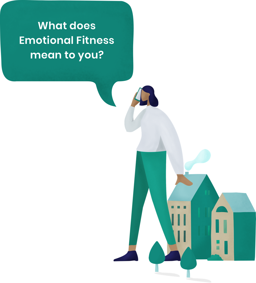 We're On A Mission To Mainstream Emotional Fitness - Illustration Clipart (1088x1200), Png Download