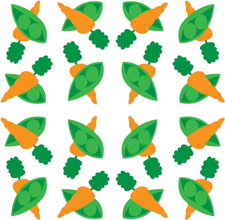 Peas And Carrots Doubled Up Clipart Full Size Clipart (3692113