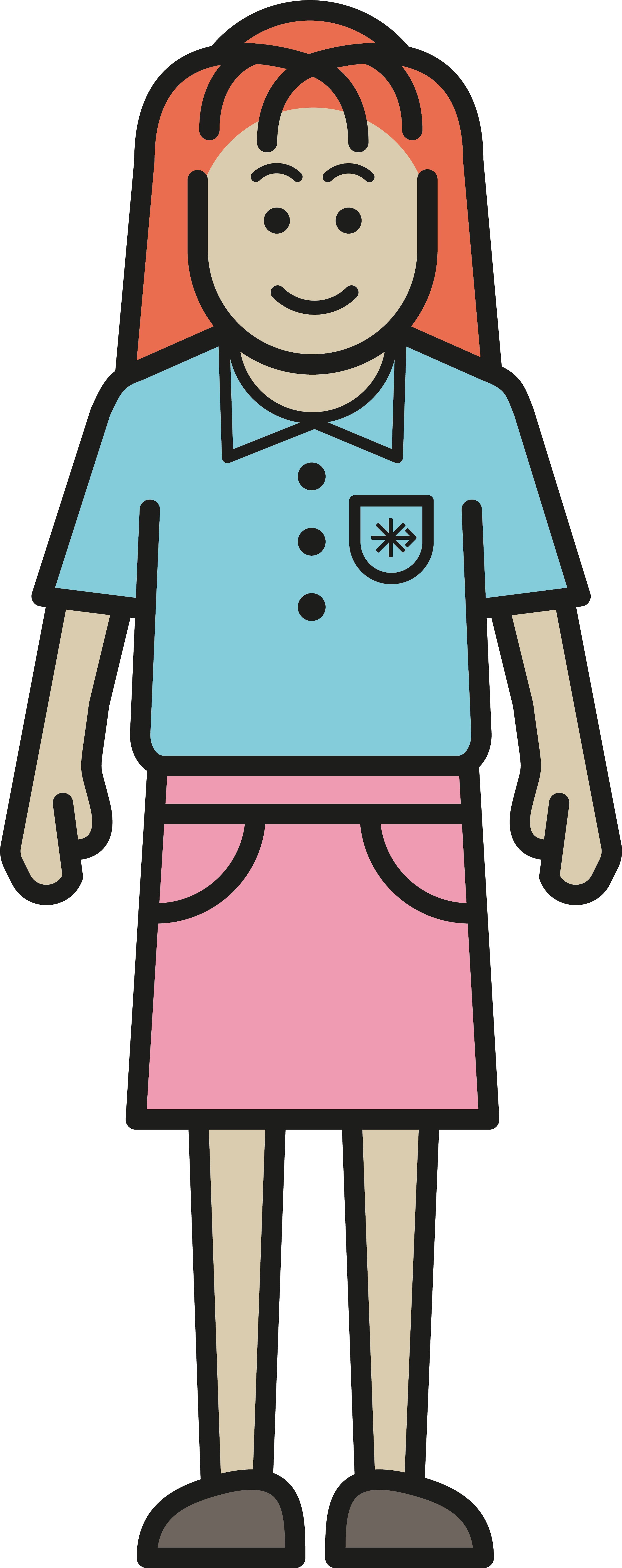 At School, She Likes Maths But She Doesn't Like It Clipart (7087x7087), Png Download