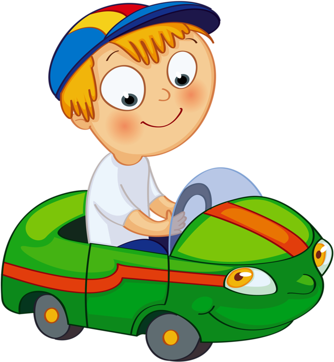 Clip Art - Kid Playing - Araba Ve Çocuk Clipart - Png Download (721x800), Png Download