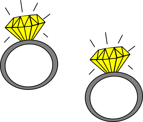 Ring Clipart Black And White - Png Download (600x513), Png Download