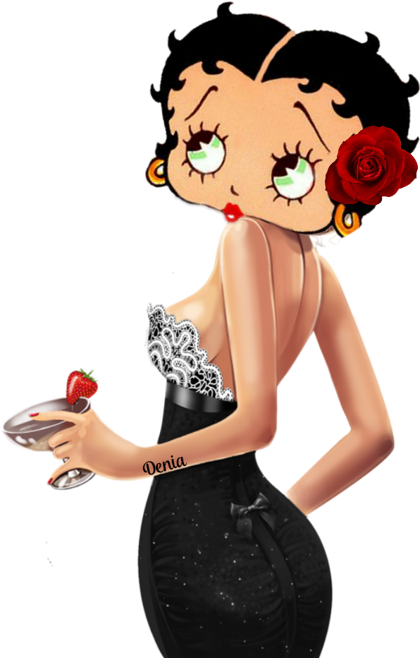 Animated - Betty Boop Clipart (596x932), Png Download