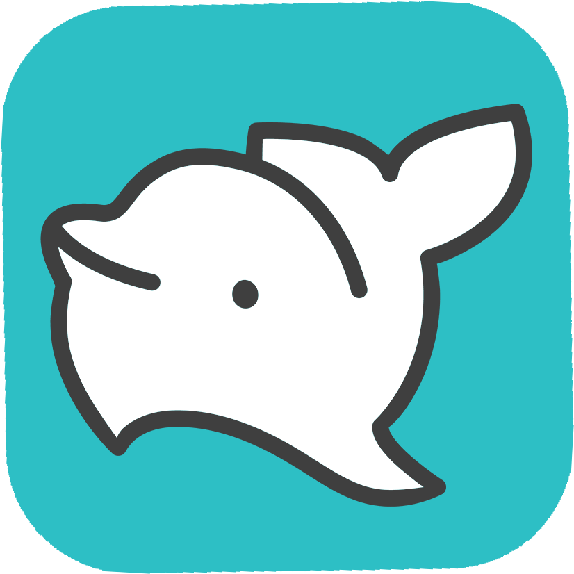 Porpoise Measure And Share Your Company's Community - Cartoon Clipart (1000x1000), Png Download