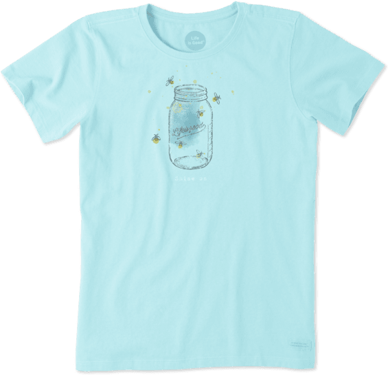 Women's Glass Jar - Life Is Good Clipart (570x570), Png Download