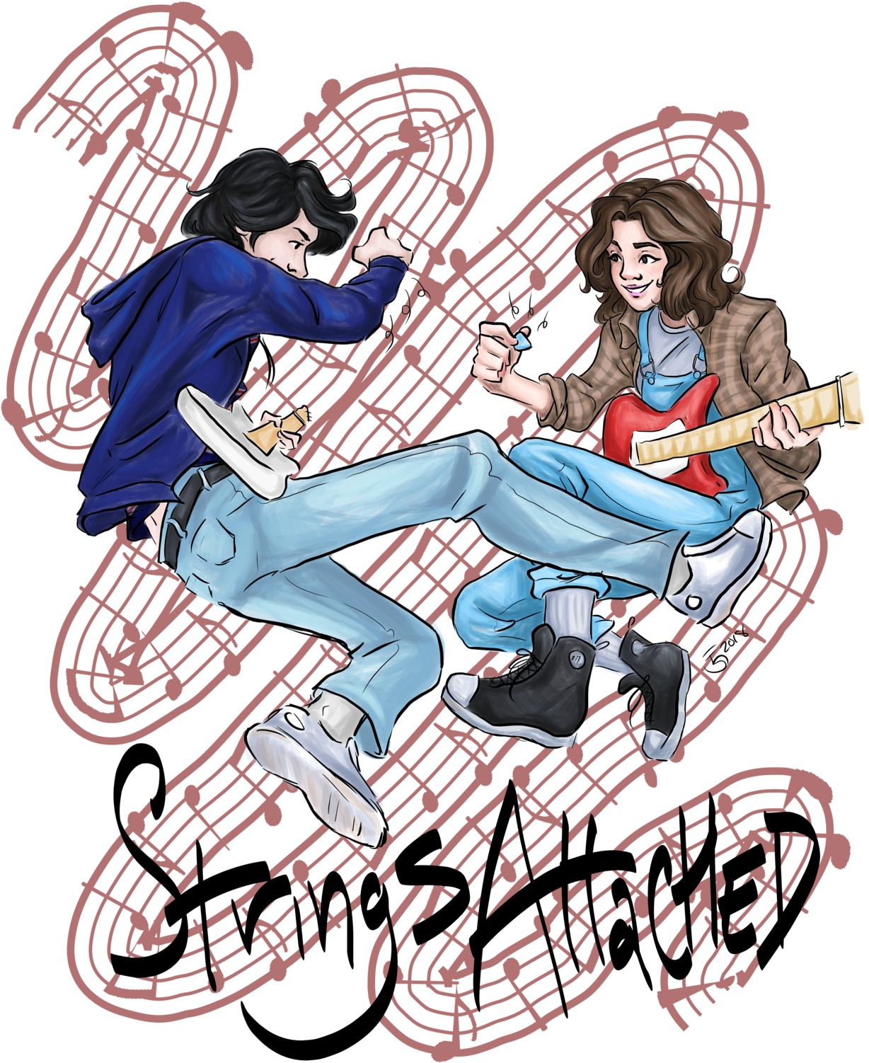 Strings Attached “in Which High School Students Mike, Illustration