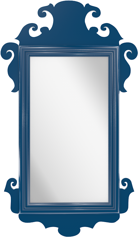 Charleston Mirror - Mirrors - Mirror Clipart (1000x1000), Png Download