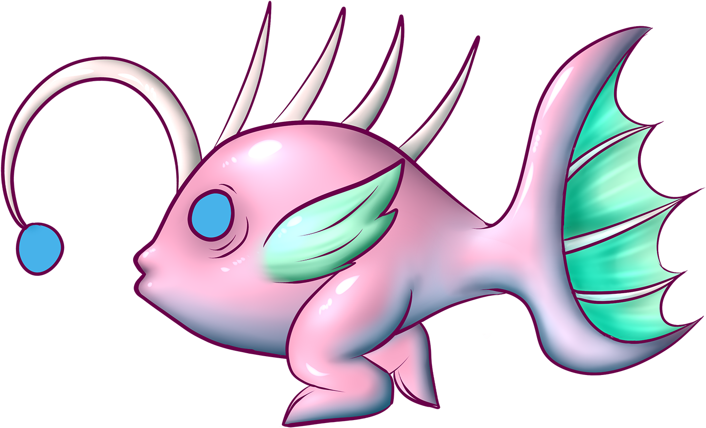 With Access To Four Elements, She Can Only Focus Her - Cartoon Clipart (1494x1036), Png Download