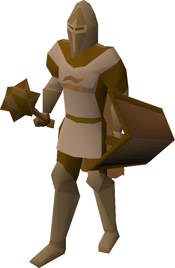 Osrs Earth Warrior - Breastplate Clipart (603x923), Png Download