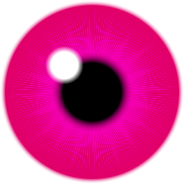 Iris Eye Blue Vector Clip Art - Circle - Png Download (600x601), Png Download