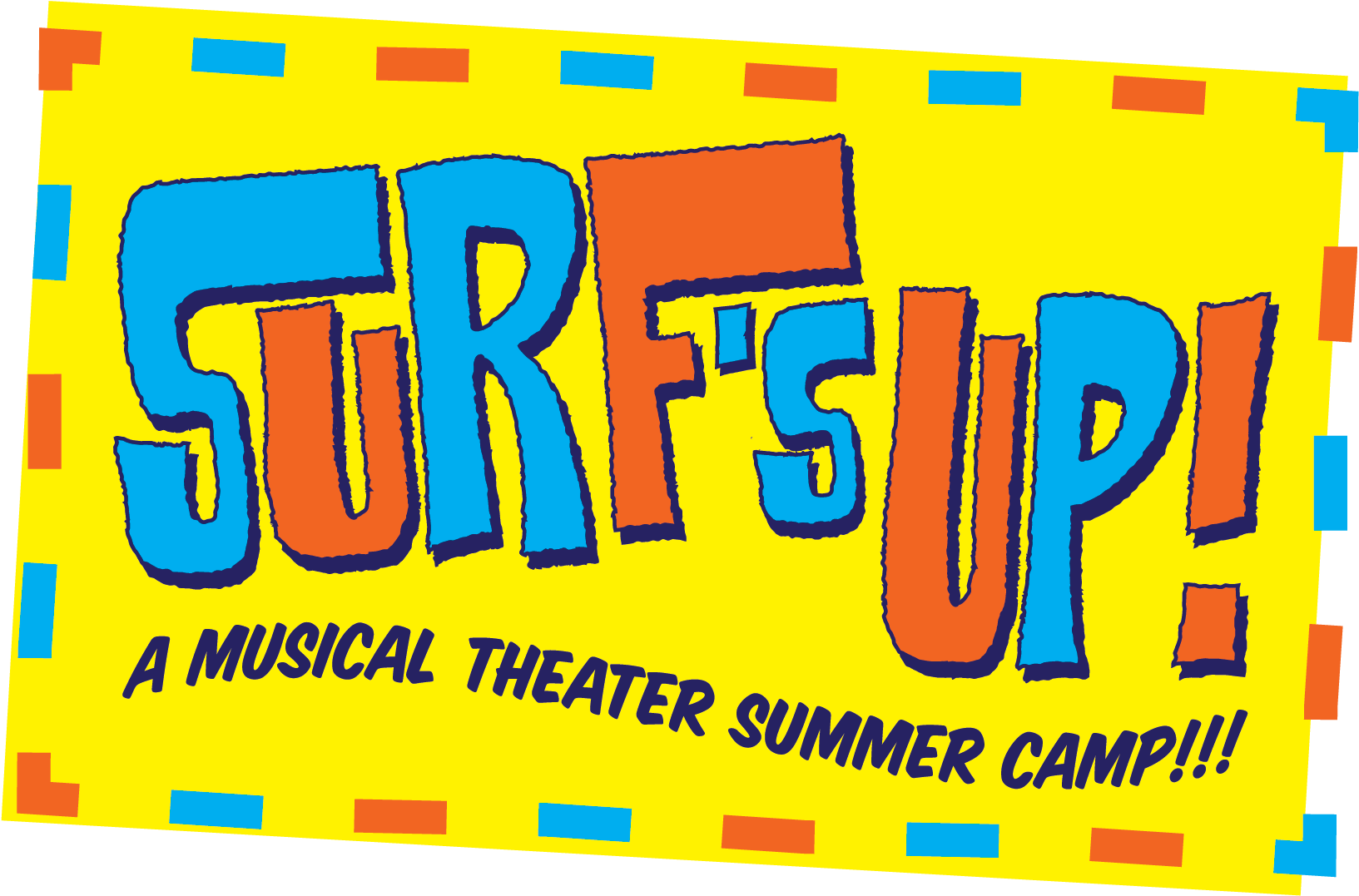 Surf's Up Musical Theater Camp Clipart (1800x1156), Png Download