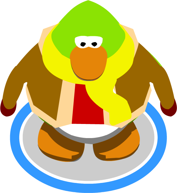 Gift Shop Owner - Club Penguin Blue Penguin Clipart (614x671), Png Download