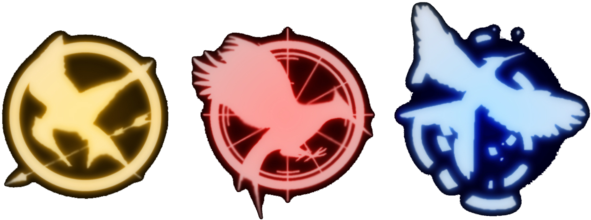 155 Images About • H U N G E R G A M E S • On We Heart - Hunger Games Mockingjay Transparent Clipart (900x563), Png Download