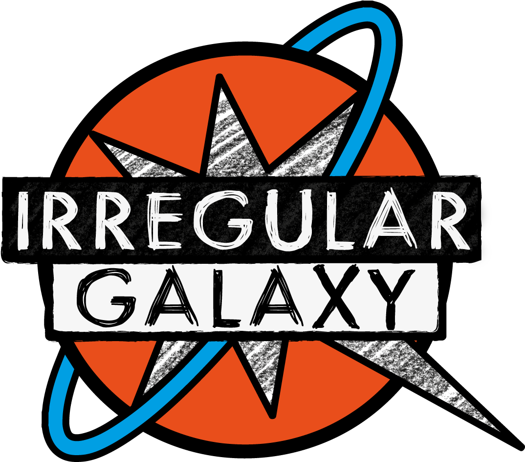 Irregular Galaxy Retro Original Clipart (1080x960), Png Download