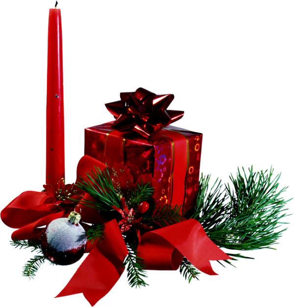 Christmas Candle Card Clipart (600x628), Png Download