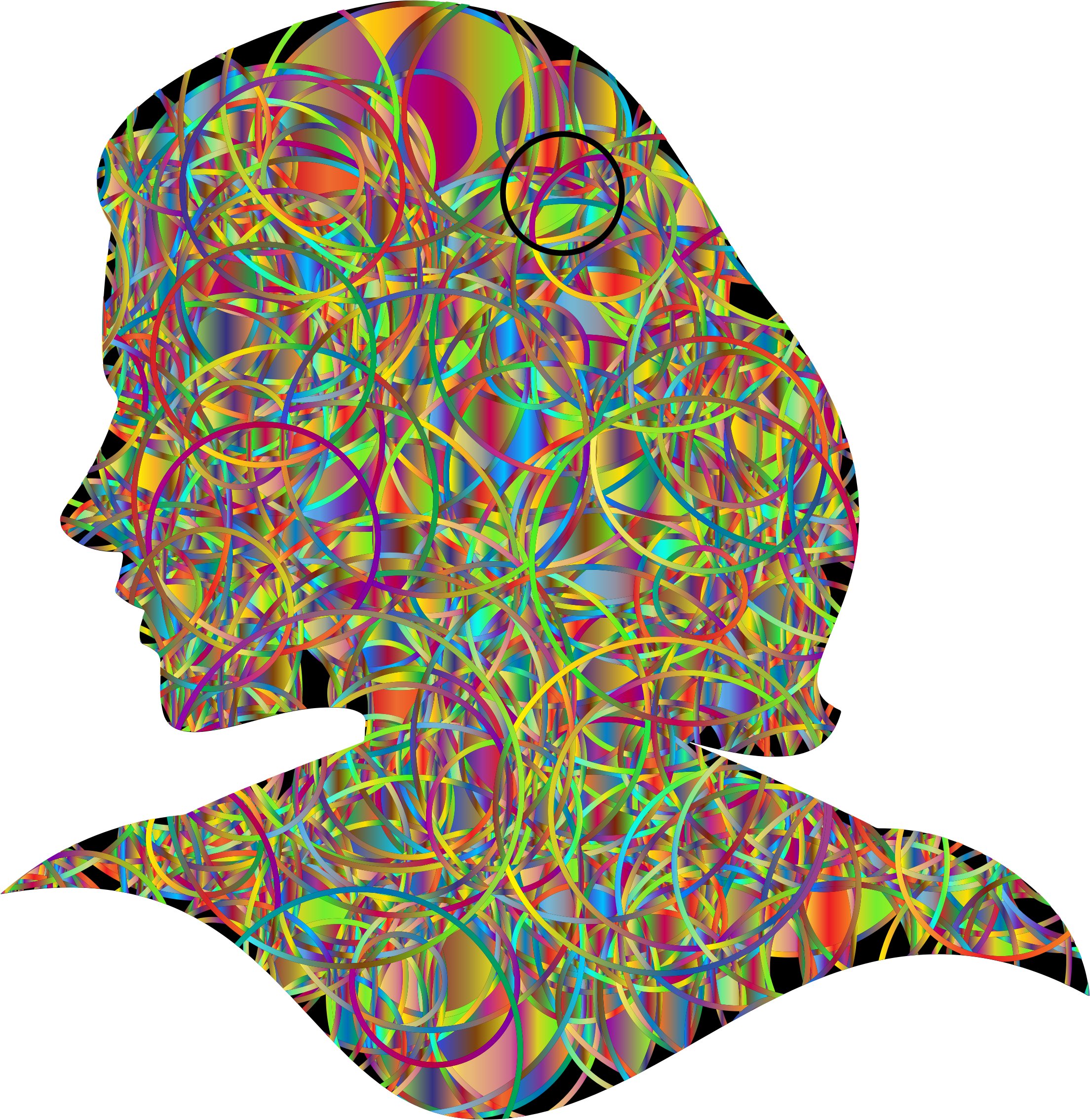 This Free Icons Png Design Of Prismatic Rings Female Clipart (2208x2268), Png Download