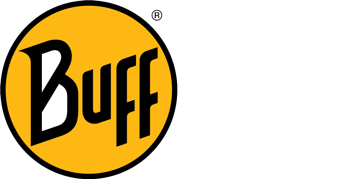 Buff Logo With Slogan White - Logo Buff Png Clipart (1200x607), Png Download