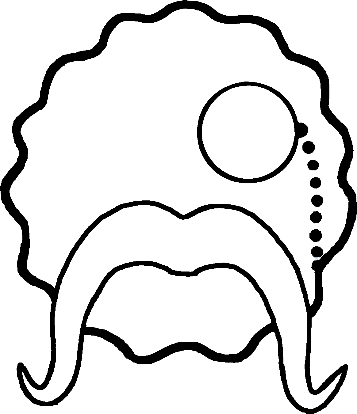 Quiche Entertainment Logo - Line Art Clipart (1353x1353), Png Download