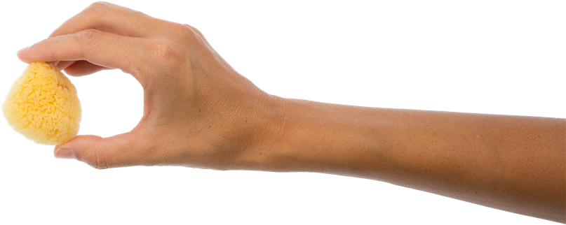 Washing Sponge Png - Orange Clipart (1160x738), Png Download