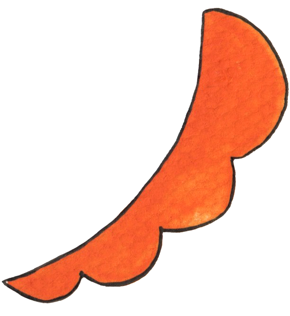 Half Moon Petals Transparent Decorative Clipart (1024x1024), Png Download