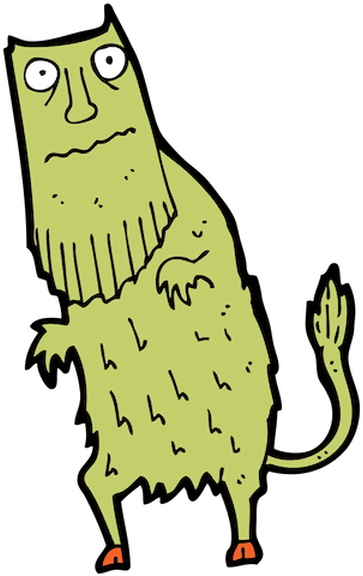 Drunken Film Fest Oakland Monster1 - Cartoon Clipart (600x600), Png Download
