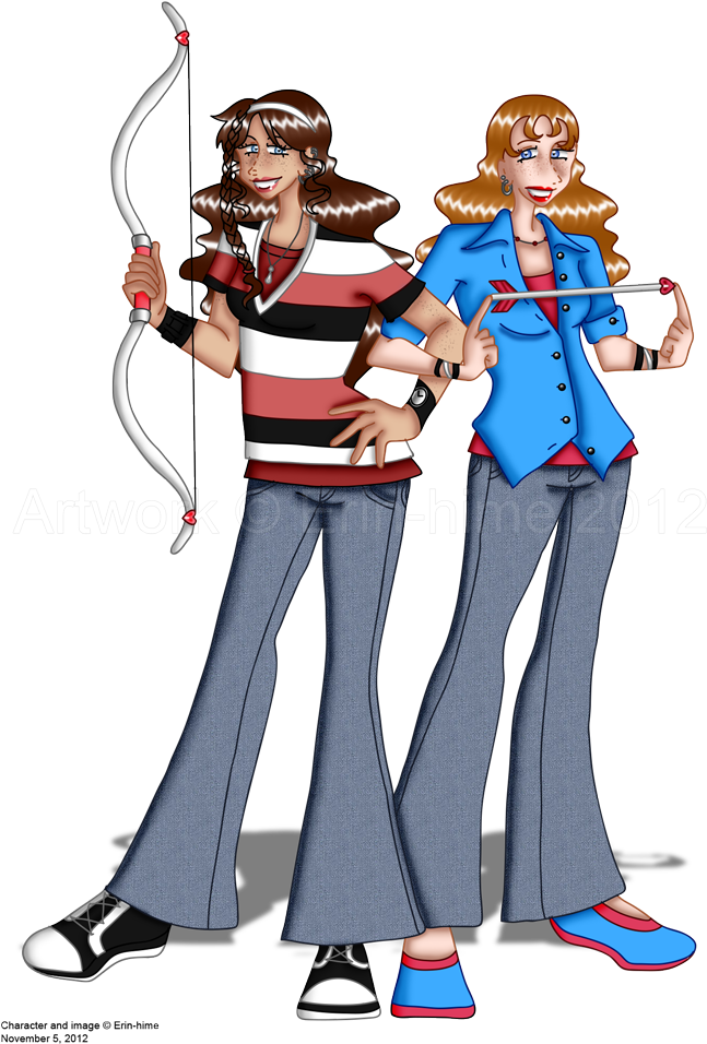 Art By Others - Target Archery Clipart (668x984), Png Download