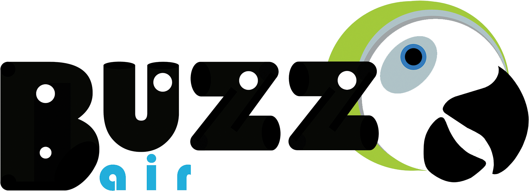 Buzz Air, Inc - Buzz Logo Png Clipart (1920x677), Png Download